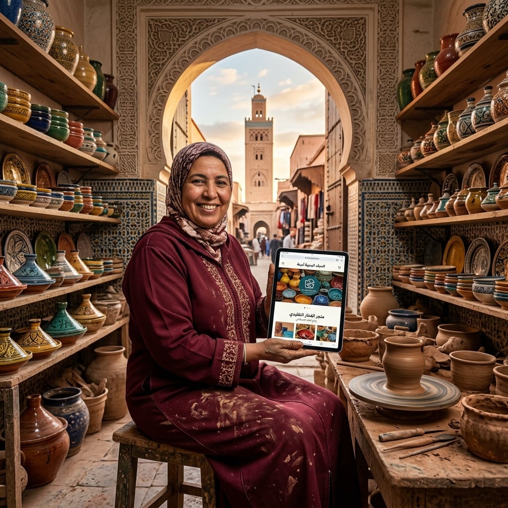 Jungle in Marrakesh, Morocco — Arabic and Darija website workflows for artisans