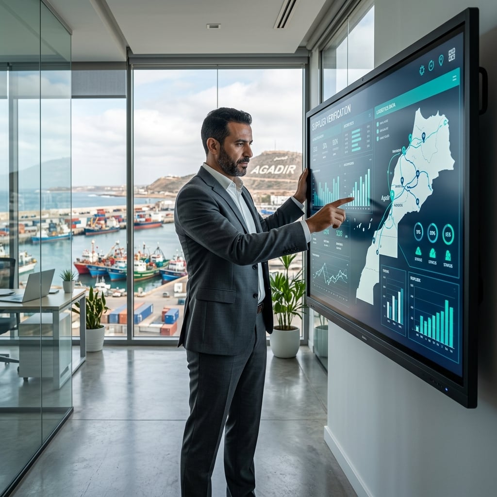 Sure in Agadir, Morocco — Business-information review workflows for fisheries suppliers